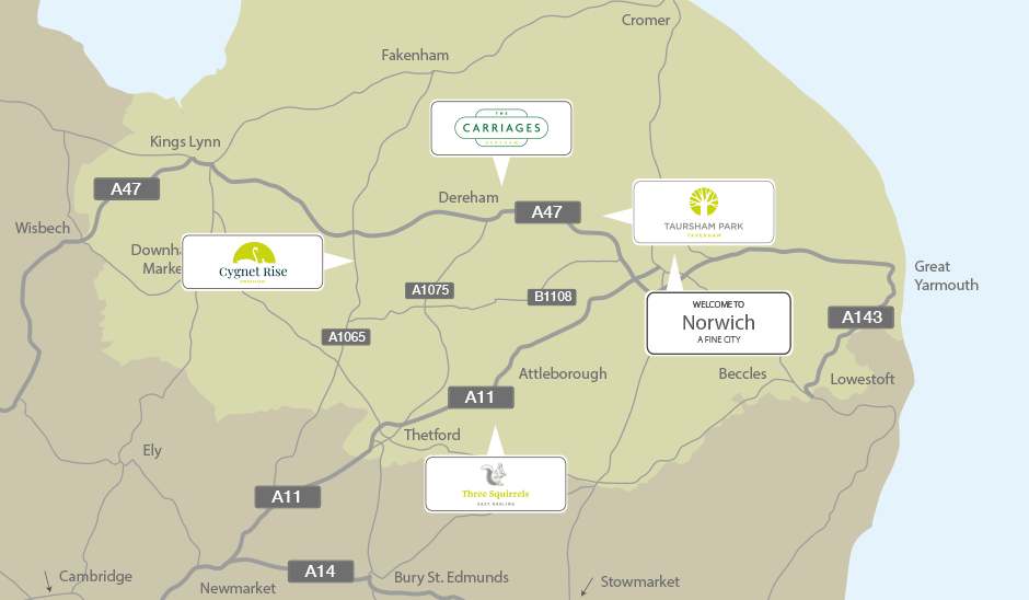 New Build Homes For Sale in Norfolk