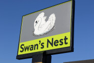 Swans Nest sign sm