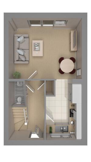 East Harling Type H 2C Perle GroundFloor