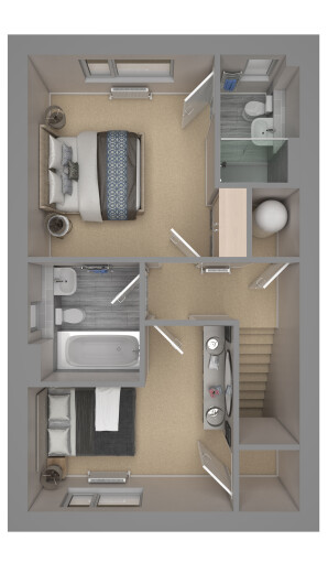 East Harling Type H 2C Perle FirstFloor Handed